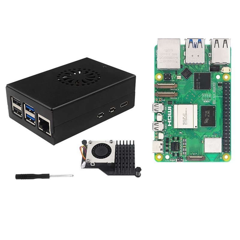 T23C For Irasptek Starter Kit  - đánh giá và giá Raspberry Pi 5 8Gb Kit