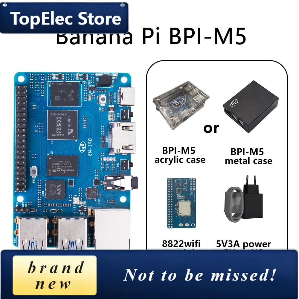 TopElec Banana PI BPI-M5 SET W - đánh giá và giá Banana Pi Bpi-M5