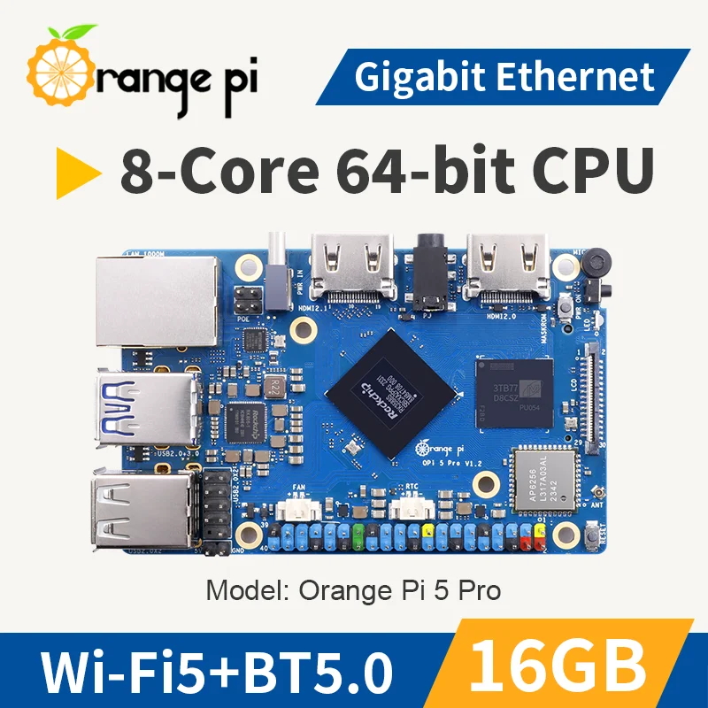 Orange Pi 5 Pro 16GB RAM Rockc - đánh giá và giá Orange Pi 5 Plus 16Gb